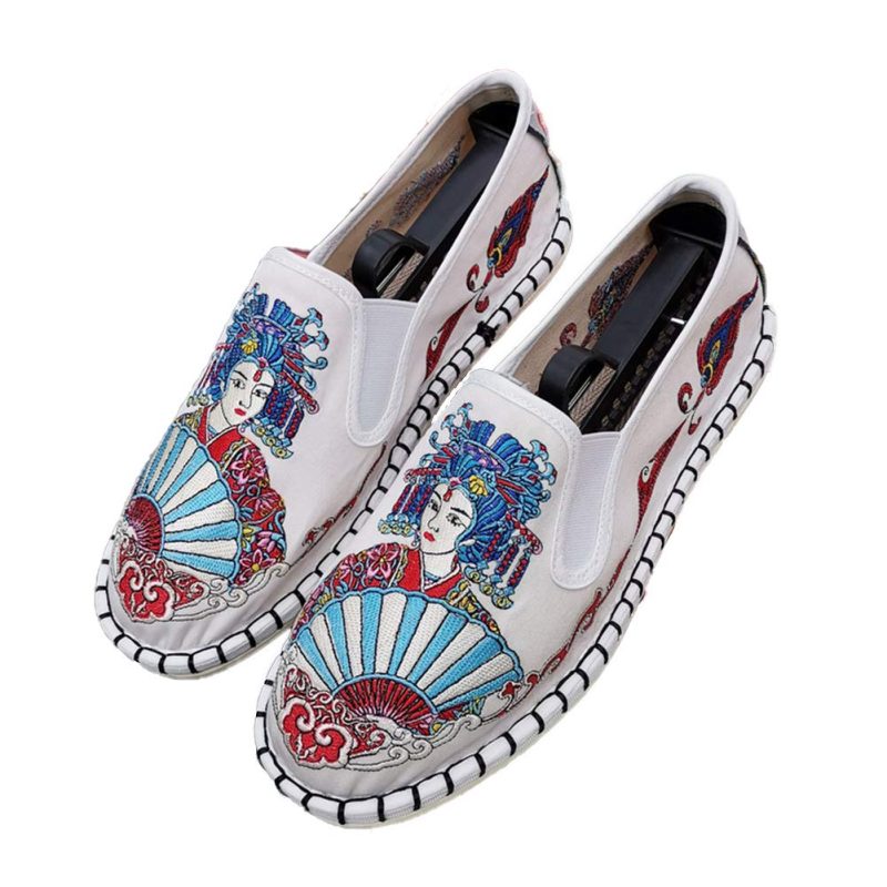 embroidered shoes