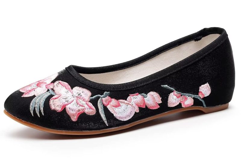 embroidered shoes