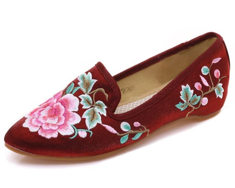 embroidered shoes